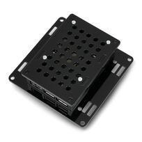 Dėklas Raspberry Pi 5 Vesa v2 tvirtinimui ant monitoriaus - juodas