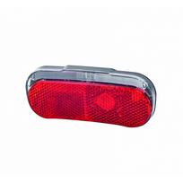 Galinis el. dviračio žibintas BONIN ant bagažinės, nuo dinamos, 6V-48V, 3LED, 80mm