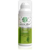 Green Idea Tea Tree Oil Creme dieninis regeneruojamasis kremas probleminei, aknės paveiktai odai 50 ml
