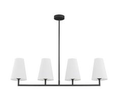 Argon 1831 - Sietynas ant stulpo SAFIANO 4xE27/15W/230V juoda