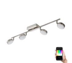 Eglo 97717 - LED RGB Pritemdomi akcentiniai šviestuvai CORROPOLI-C 4xLED/5W/230V