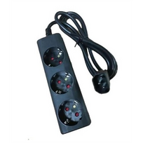 EATON IEC-Schuko output cable 10A C14 - 3x Schuko box | 1010081 | Quantity: 3 sockets