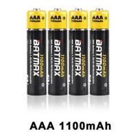 4 vnt - AAA kraunami akumuliatoriai 3000 mAh talpos