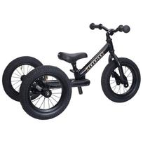 Balansinis dviratukas - triratukas Trybike 2-in-1, juodas Matinis