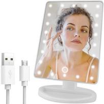Kosmetinis veidrodis su LED apšvietimu, 10,5 colio