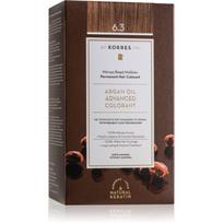 Korres Argan Oil ilgalaikiai plaukų dažai su arganų aliejumi atspalvis 6.3 Golden / Honey Dark Blonde 50 ml