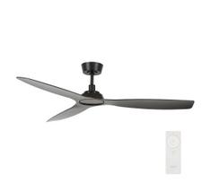 Lucci Air 210651 - Lubinis ventiliatorius MOTO juoda + nuotolinio valdymo pultas
