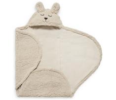 Jollein - Vystymo antklodė fleece Bunny 100x105 cm Nougat