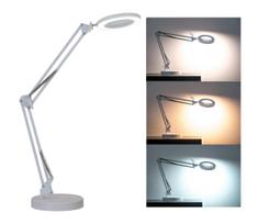 Brilagi - LED pritemdomas stalinis šviestuvas su padidinamuoju stiklu LED/12W/5V 3000/4200/6000K balta