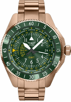 Vyriškas Laikrodis AVIATOR AIRACOBRA GMT V.1.37.2.309.5