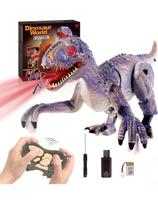 Mini dinozauras su valdymo pultu , su garso ir šviesos efektais