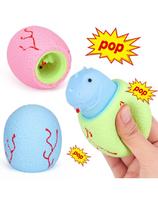 Dinozauras squishy,  minkomas antistresinis žaislas, 3 vnt.