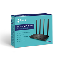 TP-LINK | AC1900 Wireless MU-MIMO Wi-Fi 5 Router | Archer C80 | 802.11ac | 1300+600Mbit/s | 10/100/1000Mbit/s | 4 Ethernet LAN (RJ-45) ports | Mesh Support: No | MU-MIMO: Yes | No mobile broadband |