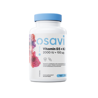 Osavi Vitamin D3 2000 iu + K2  100 μg 120 softgels