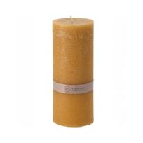 Cilindrinė žvakė ESSENTIALS Ochre, medaus sp., 7 x 17 cm