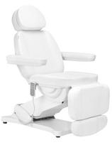 Kosmeda M elektrinė kosmetinė lova 3 varikliai, balta danga Multifunkction 3M, 61-84cm