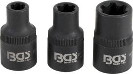 Galvučių rinkinys | Spline (Ribe) M6S, M8S, M12S | 3 vnt. (9336)