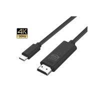 Aukštos raiškos USB-C į HDMI kabelis, 1.8m 4K HDTV
