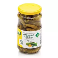 Marinuoti agurkai saldžiarūgšiai IKI 2-5 cm, 340 g