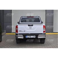GALINIO PIKAPO STIKLO PLIENINĖ APSAUGA, KĖBULO LANKAS SEPARATOR IŠ 40X40 CM 2 MM PROFILIO NISSAN NAVARA D23 2015+