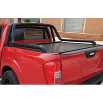 NERŪDIJANČIO PLIENO PIKAPO KĖBULO LANKAS / ROLLBAR CANYON BLACK Ø 76x1,5mm MITSUBISHI L200 (2014-2019)