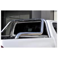 NERŪDIJANČIO PLIENO PIKAPO KĖBULO LANKAS / ROLLBAR CANYON CHROME Ø 76x1,5mm MITSUBISHI L200 (2010-2014)