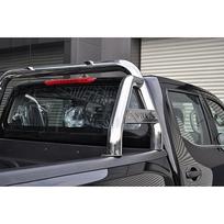 NERŪDIJANČIO PLIENO PIKAPO KĖBULO LANKAS / ROLLBAR TWILIGHT Ø 76x1,5mm / 60x1,5mm MITSUBISHI L200 (2015-2018)