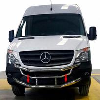 Priekinio bamperio apsauginė juosta, galinis MERCEDES SPRINTER 2006+