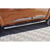 NERŪDIJANČIO PLIENO PĖDA / SLENKSČIŲ PREMIUM CHROME priekš NISSAN NAVARA D23 2015+