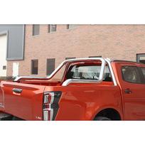 NERŪDIJANČIO PLIENO PIKAPO KĖBULO LANKAS / ROLLBAR CANYON CHROME Ø 76x1,5mm ISUZU D-MAX 2019+