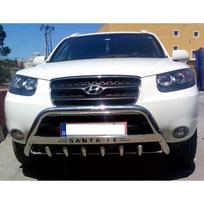 Priekinio bamperio apsauginė juosta su logotipu / lankas HYUNDAI SANTA-FE (2007-2012)