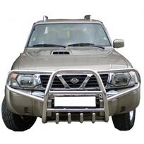 Priekinio bamperio apsauginė juosta/ lankas su galinių žibintų grotelės NISSAN PATROL