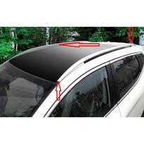 Stogo relingai, BĖGIAI OEM STYLE SILVER NISSAN QASHQAI 2014+