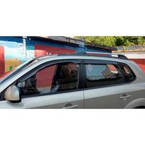CT Klijuojami priekinių langų stiklai / deflektoriai 4gb. juodos spalvos HYUNDAI TUCSON (2004-2009)
