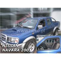 HEKO Priekiniai stiklai / langų deflektoriai 2gb. NISSAN NAVARA D22, NP300 2/4D (2001–2005)