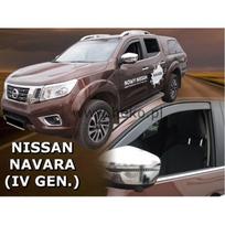 HEKO Priekiniai stiklai / langų deflektoriai 2gb. NISSAN NAVARA IV 4D 2014+