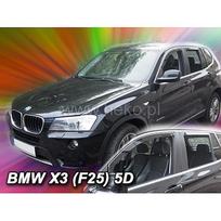 HEKO Priekiniai stiklai / langų deflektoriai 4gb. BMW X3 F25 (2010-2017)