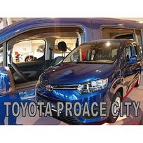 HEKO Priekiniai stiklai / langų deflektoriai 4gb. CITROEN BERLINGO 5D, OPEL COMBO E 5D, PEUGEOT RIFTER 5D 2018+, TOYOTA ProAce City 5D 2019+