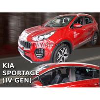 HEKO Priekiniai stiklai / langų deflektoriai 4gb. KIA SPORTAGE 2016+