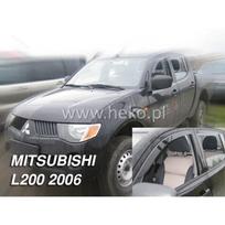 HEKO Priekiniai stiklai / langų deflektoriai 4gb. MITSUBISHI L200 DOUBLE CAB (2006-2016)