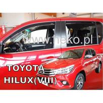 HEKO Priekiniai stiklai / langų deflektoriai 4gb. TOYOTA HILUX 2015+