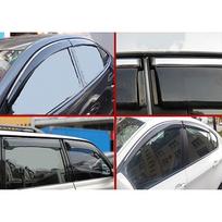 MODELIO DEFLEKTORIAI / PRIEKINIS STIKLAS BMW X5 2008 SU CHROMUOTU LIEJIMU