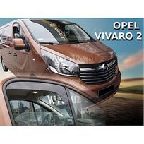 HEKO Priekiniai stiklai / langų deflektoriai 2gb. (trumpieji) OPEL VIVARO (2014-2019), RENAULT TRAFIC 2014+, FIAT TALENTO 2016+