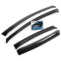 Klijuojami priekinių langų stiklai / deflektoriai 4gb. NISSAN QASHQAI (2006-2013)