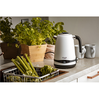 Adler | Kettle | AD 1295w | Electric | 2200 W | 1.7 L | Stainless steel | 360° swivel base | White