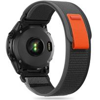 Juoda apyrankė "Tech-Protect Nylon" laikrodžiui Garmin Fenix 5 / 6 / 6 PRO / 7 / 8 / 8 PRO (47 MM) / E