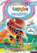 Įdomioji tapyba vandeniu. Dinozaurai