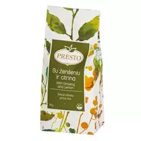 Žalioji arbata su ženšeniu ir citrina PRESTO, 80 g