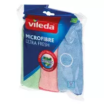 Mikropluošto šluostės VILEDA ULTRA FRESH, 3 vnt.