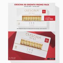 SPECIAL EDITION. CRESCINA TRANSDERMIC plaukų augimą skatinančios ampulės VYRAMS, 500 stiprumo, 20 vnt + 10 vnt DOVANŲ